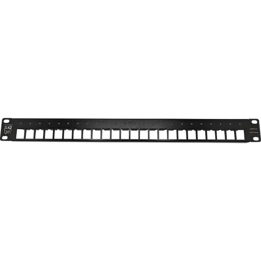 24 Port SQ-iD Blank Keystone Patch Panel