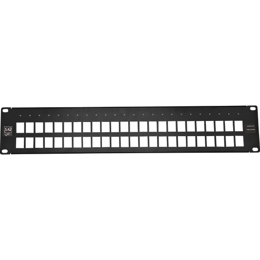 48 Port SQ-iD Blank Keystone Patch Panel